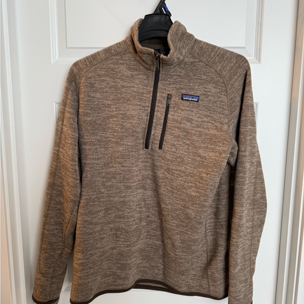 Patagonia Brown Quarter-Zip Pullover